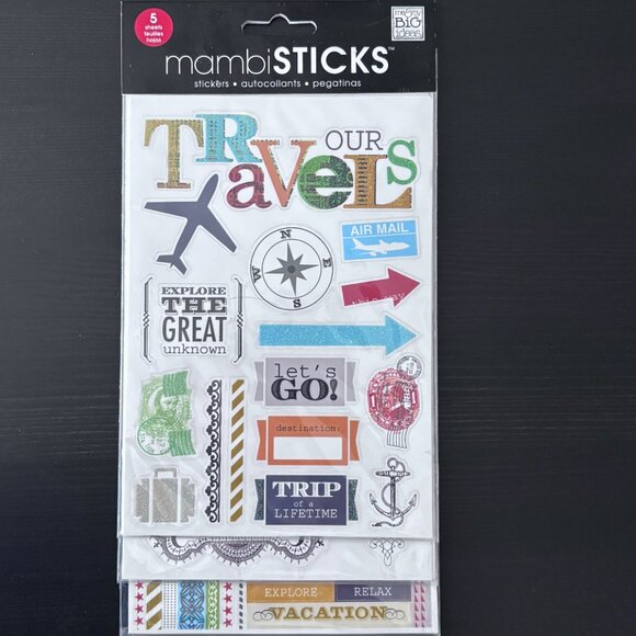 European Vacation Bundle of 8 Sticker Packs - Picture 7 of 9